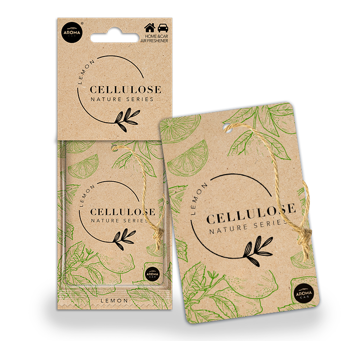 Lemon Car Freshener: Eco-Friendly Aroma Car Nature Card (1 Piece)